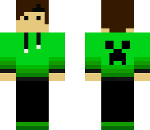 green creeper hoodie