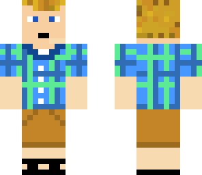 boy in plaid