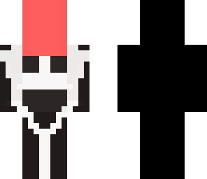 black herobrine with red hood