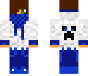 blue creeper hoodie