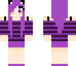 purple lover girl kitty