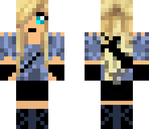 cute blond archer girl