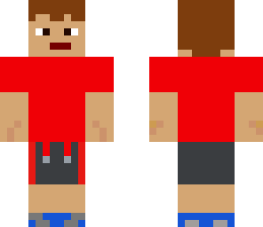 athlete red boy
