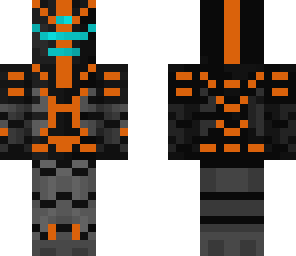 orange space armor