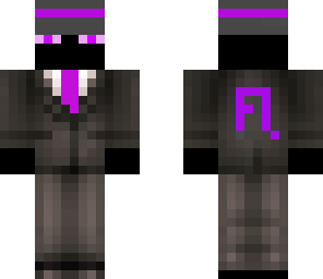 update enderman with suit and hat | Minecraft Skin