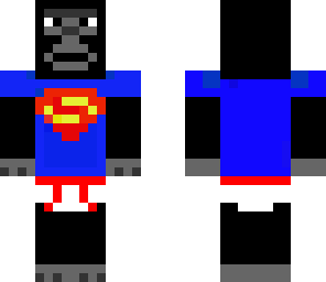 gorilla with superman t-shirt fix