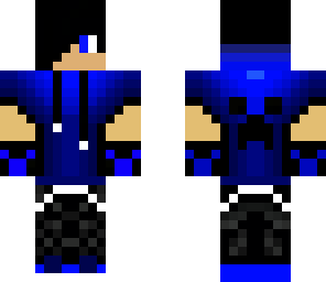 blue man