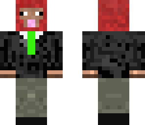 red tuxedo sheep