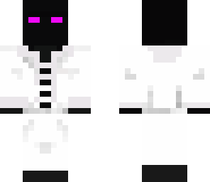 enderman in a white tux