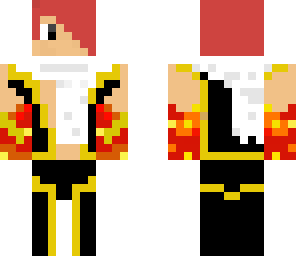 natsu dragneel with burning hands