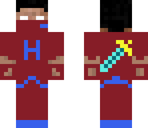 bule and red herobrine