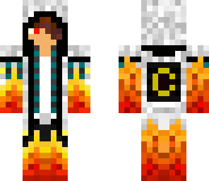edited flame teen with c on back