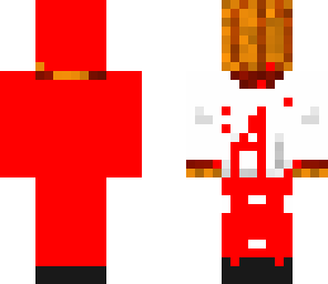 red man scribble
