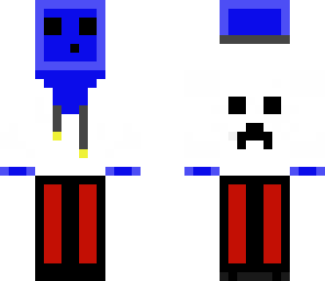 blue hooded slime