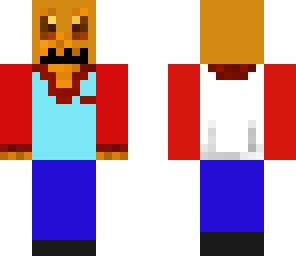 pumpkin guy with aourmer
