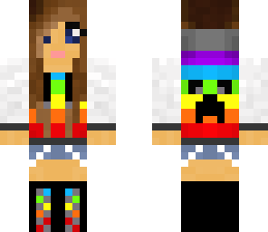 rainbow creeper hoodie