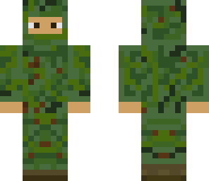 ghillie suit soldier