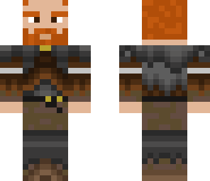 red bearded wolf viking
