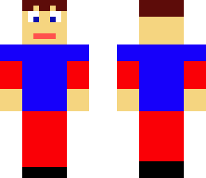 blue n' red dude