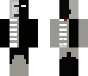 half skeleton half endermen