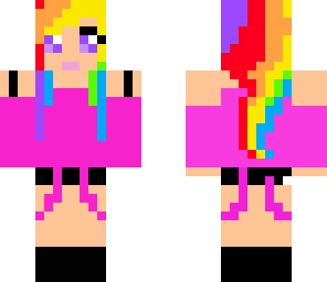 rainbow headphone gal