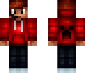 red teen hoodie