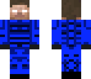 herobrine military blue