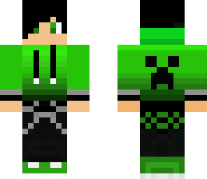 green creeper hoodie