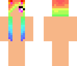 rainbow hair base