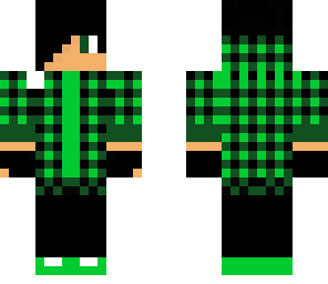 green emo with hood