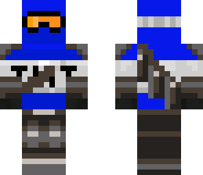 blue tnt man