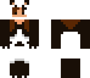 panda suit girl