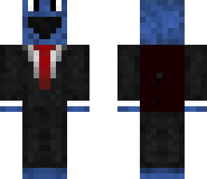 cookie monster in a suit