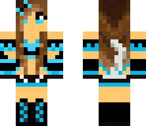 blue girl