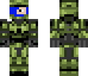 master chief with ninja face
