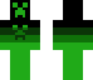 creeper print - green
