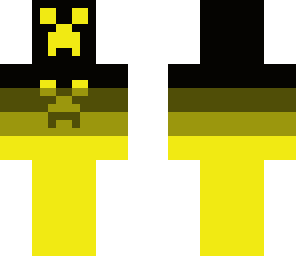 creeper print - yellow