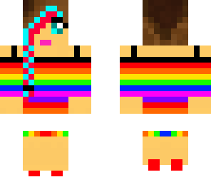 rainbow girl