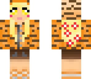 tiger girls with yellow eyes