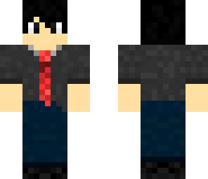 black haired male teenager