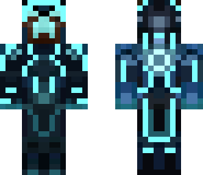 blue tron grid creeper
