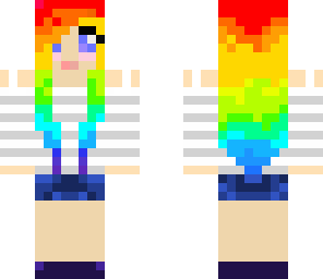rainbow hair