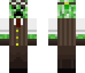 steampunk creeper with goggles