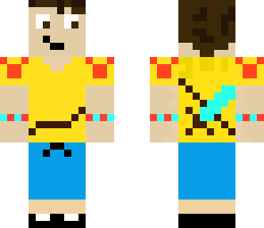 my skin for my new channel youtube