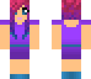 magneta hair redone
