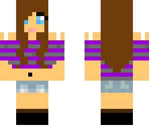 country girl with bellybutton