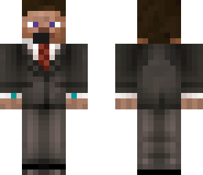 steve con traje y audifonos