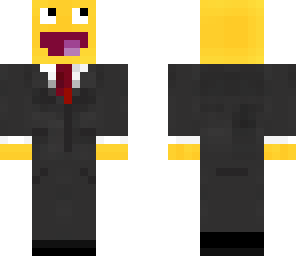 smiley in suit