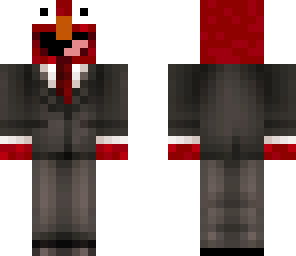 elmo in a suit
