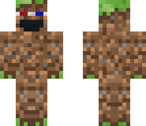 smiling 3d dirt man